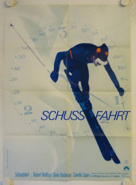 Downhill Racer original release german movie poster